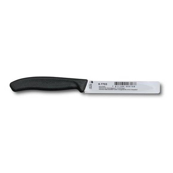 VICTORINOX SWISS CLASSIC Nóż do warzyw i owoców 10 cm / czarny