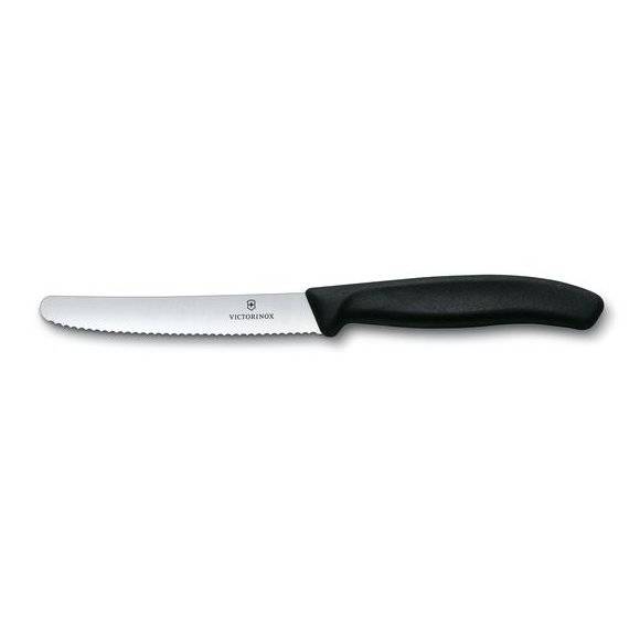 VICTORINOX SWISS CLASSIC Zestaw 2 noży do warzyw i owoców + obieraczka / czarny