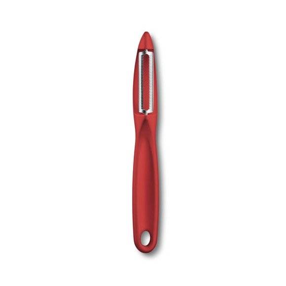 VICTORINOX SWISS CLASSIC Zestaw 2 noży do warzyw i owoców + obieraczka / czerwony