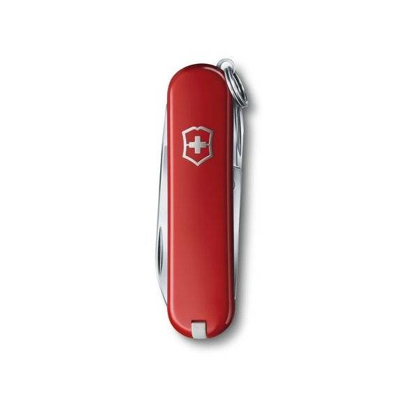 VICTORINOX CLASSIC SD Scyzoryk z nożyczkami i śrubokrętem / czerwony / wyprodukowany w Szwajcarii