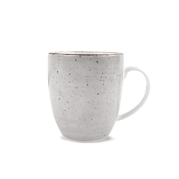 LUBIANA BOSS 6630Z Serwis obiadowo - kawowy 36 el / 6 osób / szary / porcelana ręcznie malowana