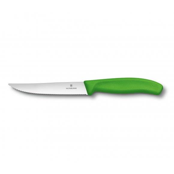 VICTORINOX SWISS CLASSIC GOURMET Nóż do steków 12 cm / zielony