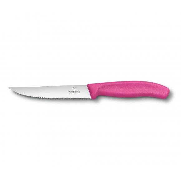 VICTORINOX SWISS CLASSIC GOURMET Nóż do steków 12 cm / różowy