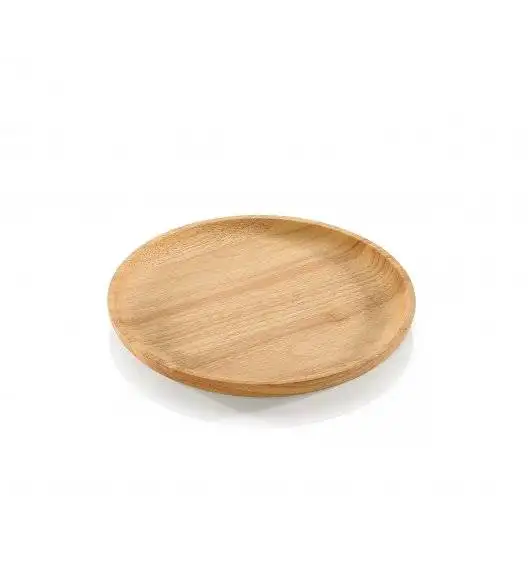 ZASSENHAUS Talerz / deska do serwowania ⌀ 25 cm / drewno kauczukowe