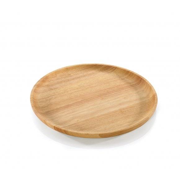 ZASSENHAUS Talerz / deska do serwowania ⌀ 30 cm / drewno kauczukowe