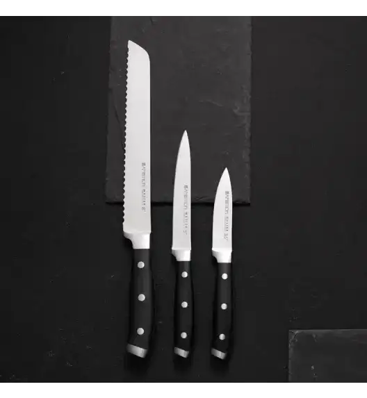 AMBITION MASTER Komplet 3 noży (9, 13, 29 cm) luzem / stal nierdzewna 
