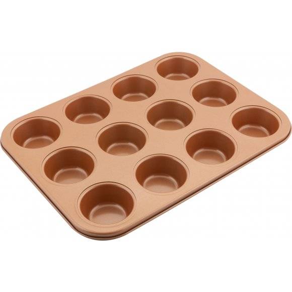 LAMART COPPER Forma do pieczenia na 12 muffin / LT3092