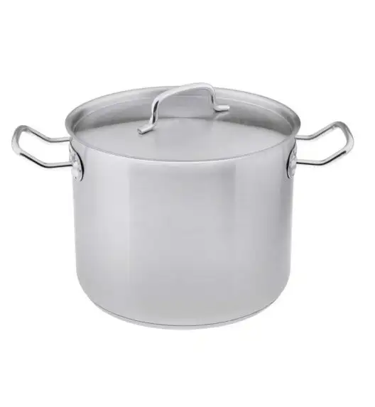 TADAR Garnek gastronomiczny 12 l z pokrywką 25 cm / stal nierdzewna