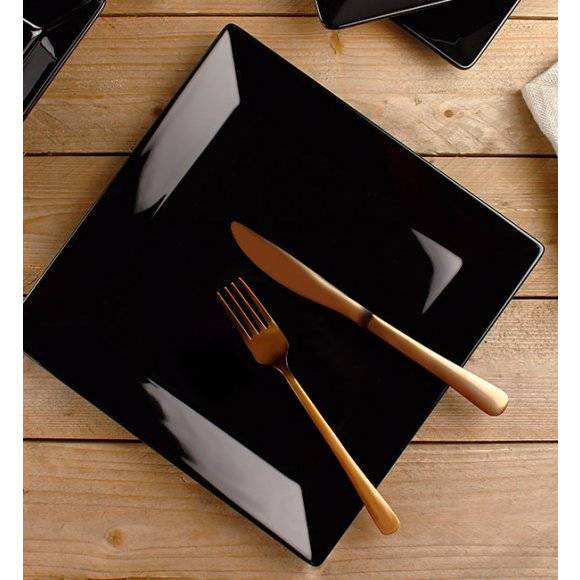 LUBIANA CLASSIC Talerz obiadowy 27 cm / czarny