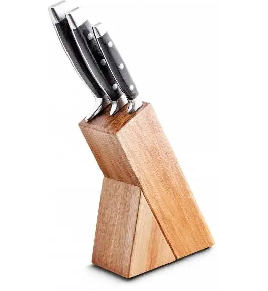 LAMART DAMAS Zestaw 3 noży w bloku drewnianym / LT2057