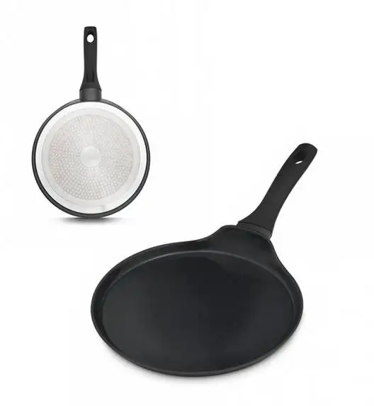 GERLACH AMBIENTE Komplet Garnki z pokrywkami 10 el + Patelnia naleśnikowa 26 cm + Gerlach Natur Patelnia 20, 24, 28 cm