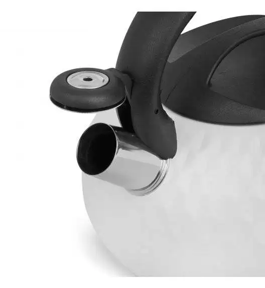 TADAR GEOMETRIC Czajnik biały na indukcję / 3,0 l / stal nierdzewna 