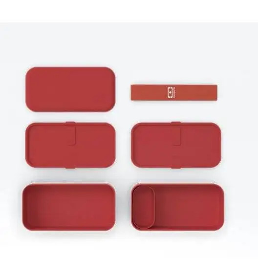 MONBENTO BENTO ORIGINAL Lunchbox 2 x 0,5 L / Podium Red