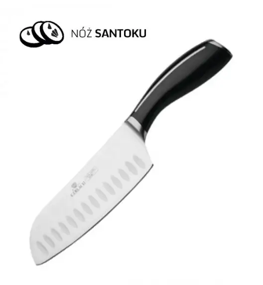 GERLACH LOFT Komplet 5 noży w bloku + ostrzałka 3w1 + komplet desek dębowych