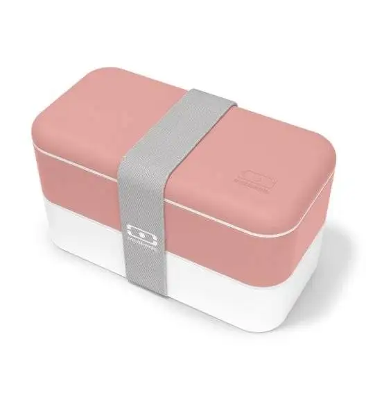 MONBENTO BENTO ORIGINAL Lunchbox 2 x 0,5 L / Pink Flamingo