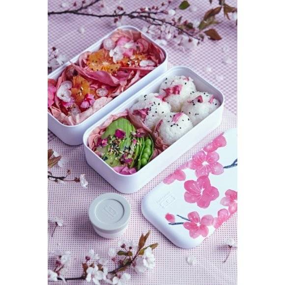 MONBENTO BENTO ORIGINAL Lunchbox 2 x 0,5 L / Graphic Blossom