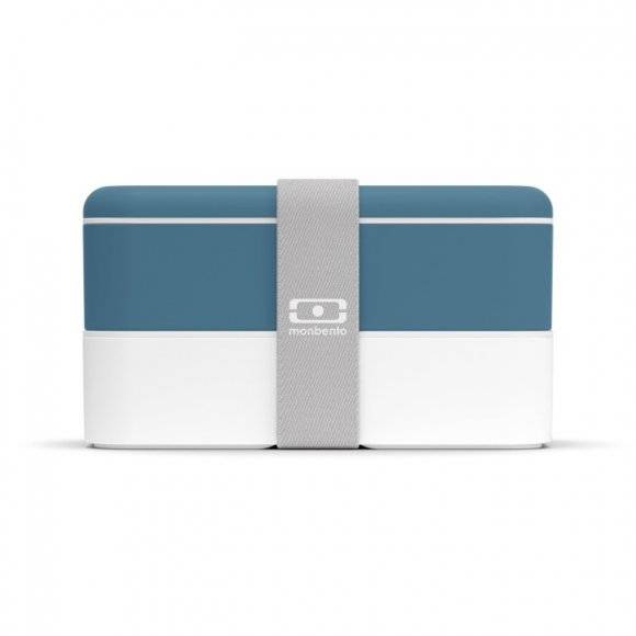 MONBENTO BENTO ORIGINAL Lunchbox 2 x 0,5 L / Blue Denim