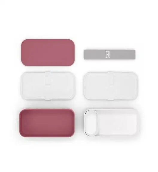 MONBENTO BENTO ORIGINAL Lunchbox 2 x 0,5 L / Pink Blush