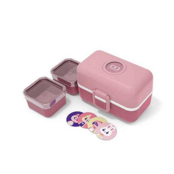 MONBENTO TRESOR Lunchbox dziecięcy 0,8 L / Pink Blush