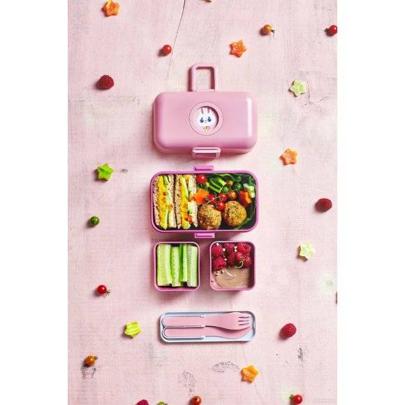 MONBENTO TRESOR Lunchbox dziecięcy 0,8 L / Pink Blush