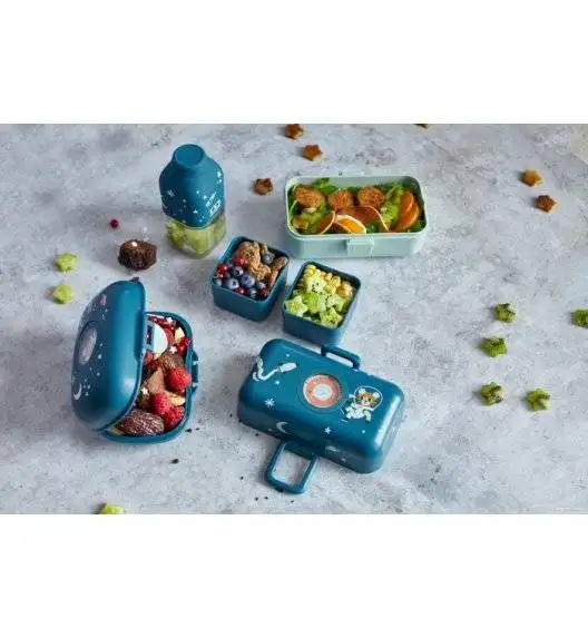MONBENTO TRESOR Lunchbox dziecięcy 0,8 L / Graphic Cosmic Blue