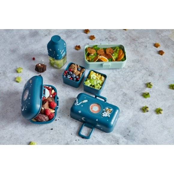 MONBENTO TRESOR Lunchbox dziecięcy 0,8 L / Graphic Cosmic Blue