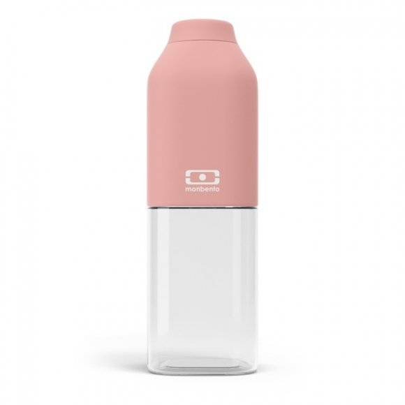 MONBENTO POSITIVE Butelka na wodę 0,5 L / Pink Flamingo
