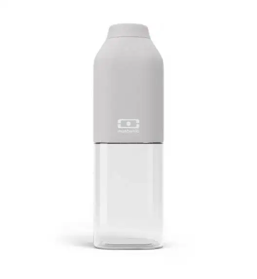 MONBENTO POSITIVE Butelka na wodę 0,5 L / Grey Coton