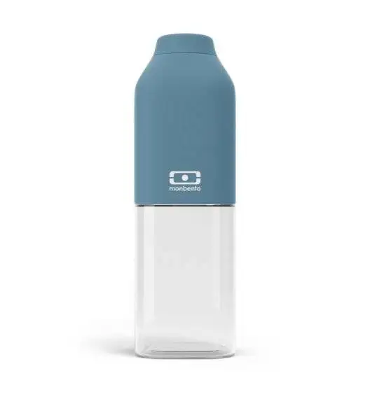MONBENTO POSITIVE Butelka na wodę 0,5 L / Blue Denim