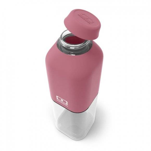 MONBENTO POSITIVE Butelka na wodę 0,5 L / Pink Blush