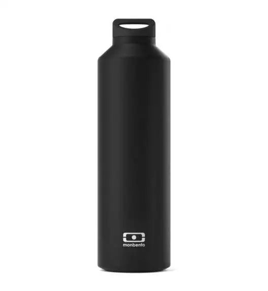 MONBENTO STEEL Butelka termiczna z zaparzaczem 0,5 L / Black Onyx