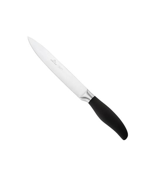 GERLACH STYLE PLUS Komplet 5 noży w bloku + ostrzałka Granitex 3w1 + deska dębowa Natur