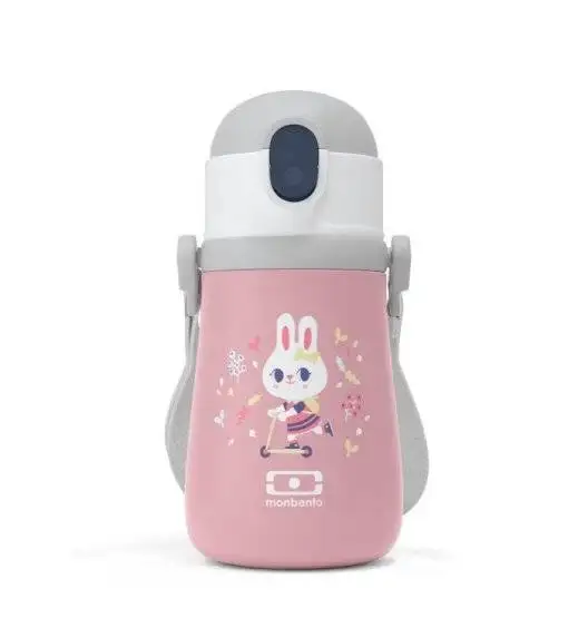 MONBENTO STRAM Termiczna butelka z ustnikiem dla dzieci / Bunny