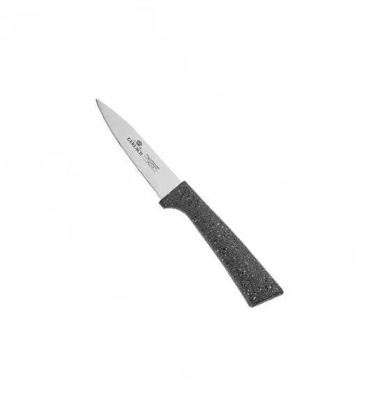 GERLACH SMART GRANIT Komplet 5 noży w bloku + Tasak do ziół z deską +deska Natur mała