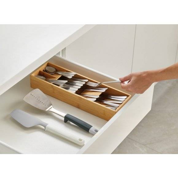 JOSEPH JOSEPH DRAWER STORE Bambusowy organizer na sztućce do szuflady / Btrzy