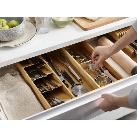 JOSEPH JOSEPH DRAWER STORE Bambusowy organizer do szuflady na sztućce / Btrzy