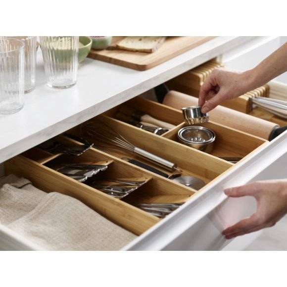 JOSEPH JOSEPH DRAWER STORE Bambusowy organizer do szuflady na sztućce / Btrzy