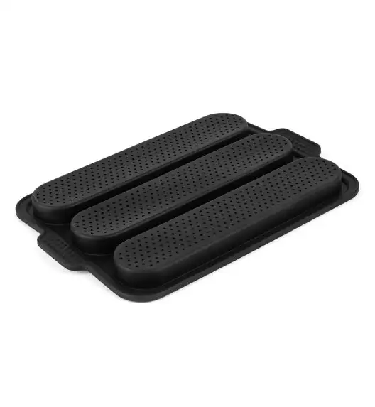 TADAR SILICO Silikonowa forma do pieczenia 3 bagietek / czarna