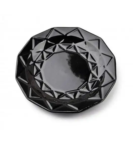 ADEL BLACK Talerz deserowy 19,5 cm / czarny