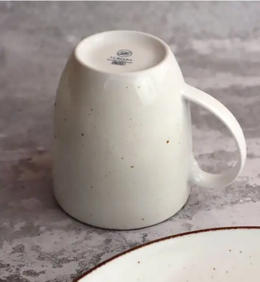 LUBIANA BOSS 6630U Serwis obiadowy 28 el / 6 osób / budyniowy / porcelana ręcznie malowana