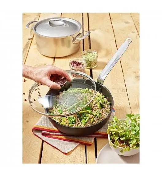 de Buyer CHOC INTENSE Patelnia głęboka / wok 28 cm / aluminium