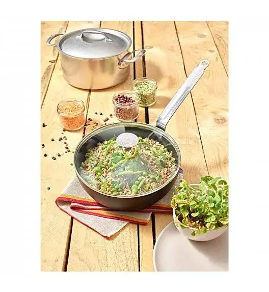 de Buyer CHOC INTENSE Patelnia głęboka / wok 28 cm / aluminium