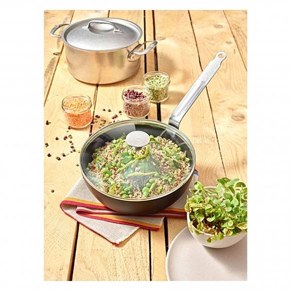 de Buyer CHOC INTENSE Patelnia głęboka / wok 28 cm / aluminium