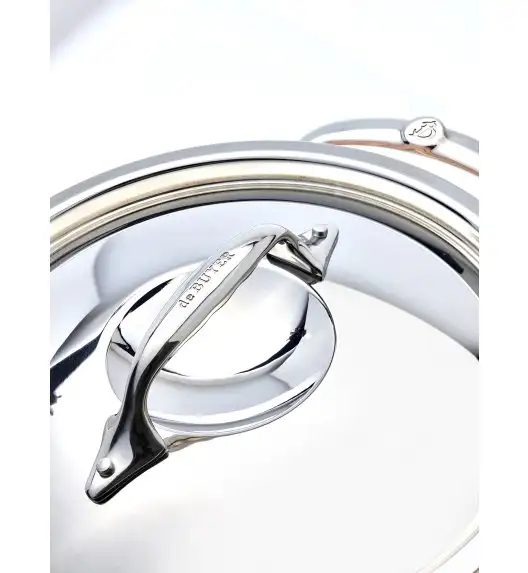 DE BUYER PRIMA MATERA Garnek wysoki z pokrywą 5,7l / miedziany