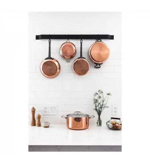 de Buyer PRIMA MATERA Garnek 4,9l z pokrywą 28 cm / miedziany