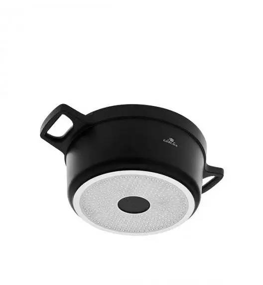 GERLACH NATUR Komplet Garnek 4,5 L z pokrywką 24 cm + Patelnia Natur 24 cm / powłoka ILAG Xera Dur 2 Ceramic  / indukcja 