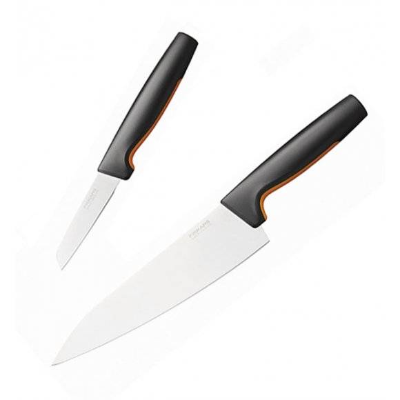 FISKARS FUNCTIONAL FORM 1057556+1057557 Komplet 5 noży kuchennych (3+2) FAVOURITE SET w pudełku / stal nierdzewna