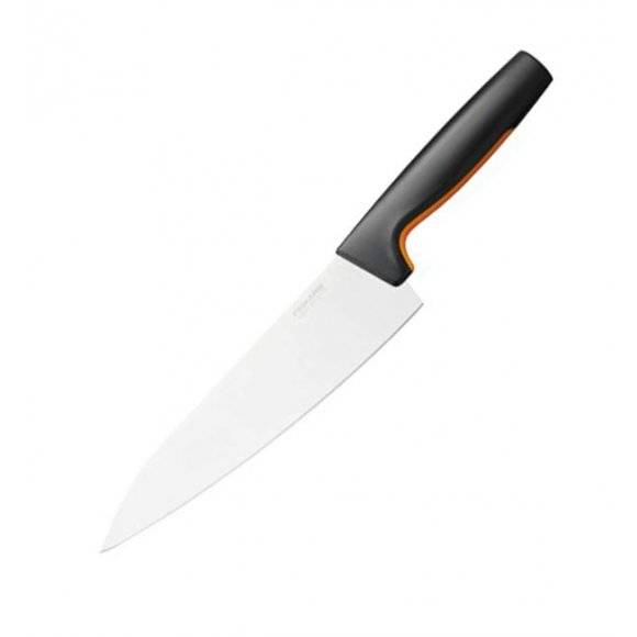 FISKARS FUNCTIONAL FORM 1057555 Komplet 3 noży w bloku czarnym + ostrzałka Fiskars Edge