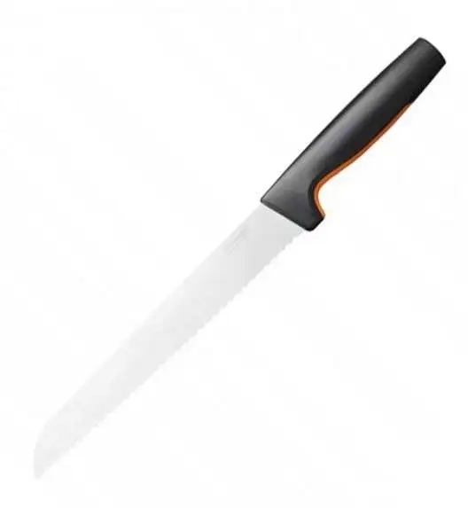 FISKARS FUNCTIONAL FORM 1057554 Komplet 5 noży w bloku czarnym + ostrzałka Fiskars Essential 