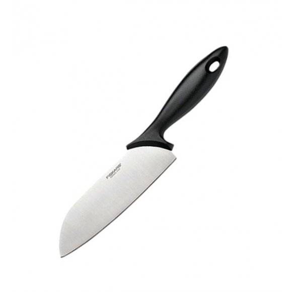 FISKARS ESSENTIAL Noże kuchenne 5 noży w bloku drewnianym / 1023782 + ostrzałka Fiskars Edge